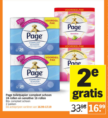 Page   toiletpapier folder aanbieding bij  Albert Heijn - details