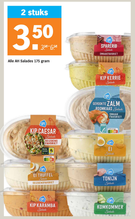 Albert Heijn Huismerk   salade folder aanbieding bij  Albert Heijn - details