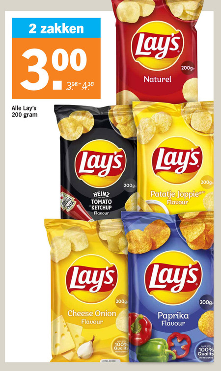 Lays   chips folder aanbieding bij  Albert Heijn - details