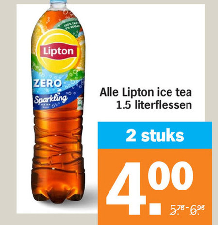 Lipton   ice tea folder aanbieding bij  Albert Heijn - details