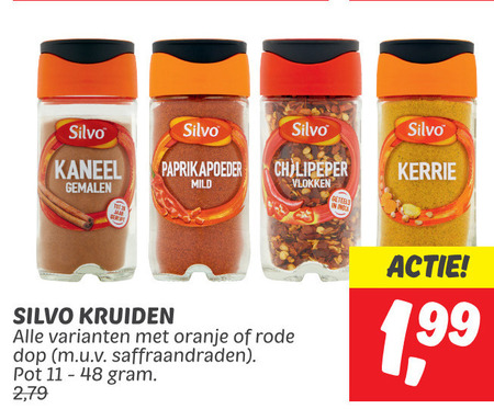 Silvo   kruiden folder aanbieding bij  Dekamarkt - details