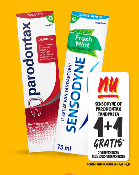 Paradontax   tandpasta folder aanbieding bij  Jumbo - details