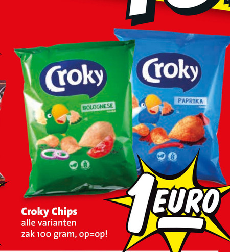 Croky   chips folder aanbieding bij  Boni - details