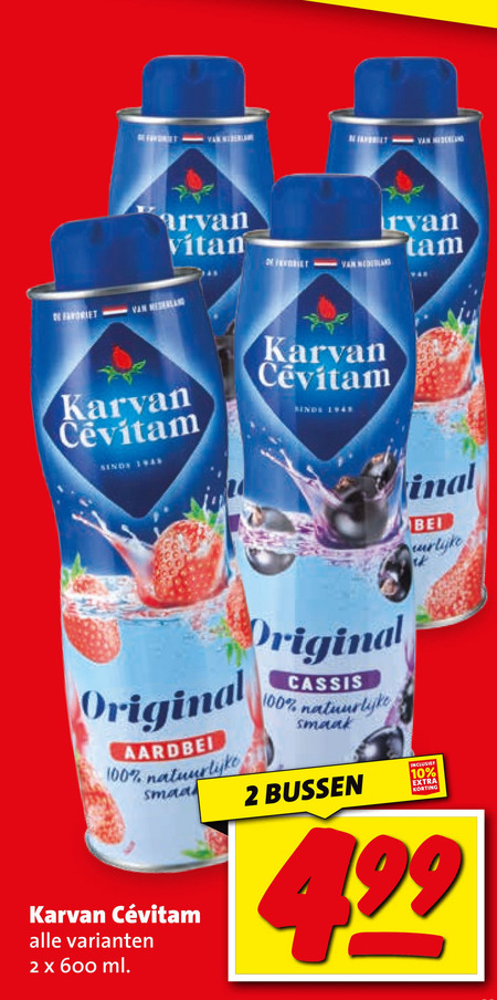 Karvan Cevitam   limonadesiroop folder aanbieding bij  Boni - details