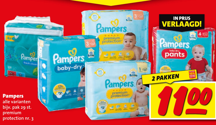 Pampers   luierbroekjes, luiers folder aanbieding bij  Boni - details