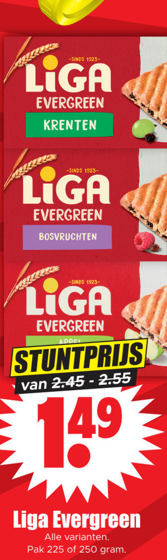 Liga   fruitbiscuit folder aanbieding bij  Dirk - details