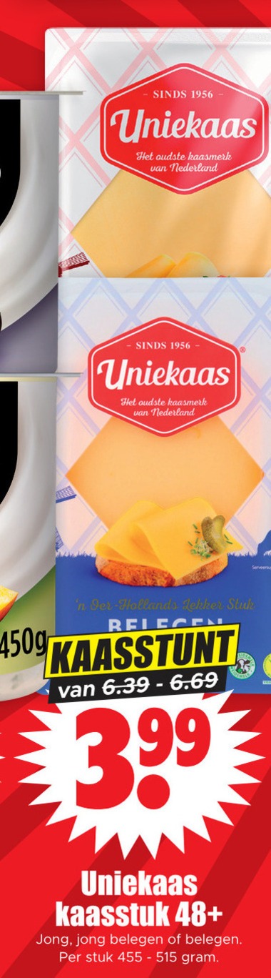 Uniekaas   kaas folder aanbieding bij  Dirk - details