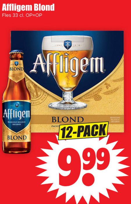 Affligem   speciaalbier folder aanbieding bij  Dirk - details