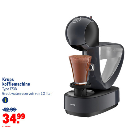 Krups   dolce gusto apparaat folder aanbieding bij  Makro - details