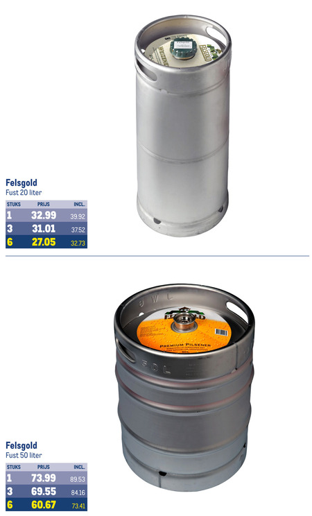 Felsgold   biertap folder aanbieding bij  Makro - details