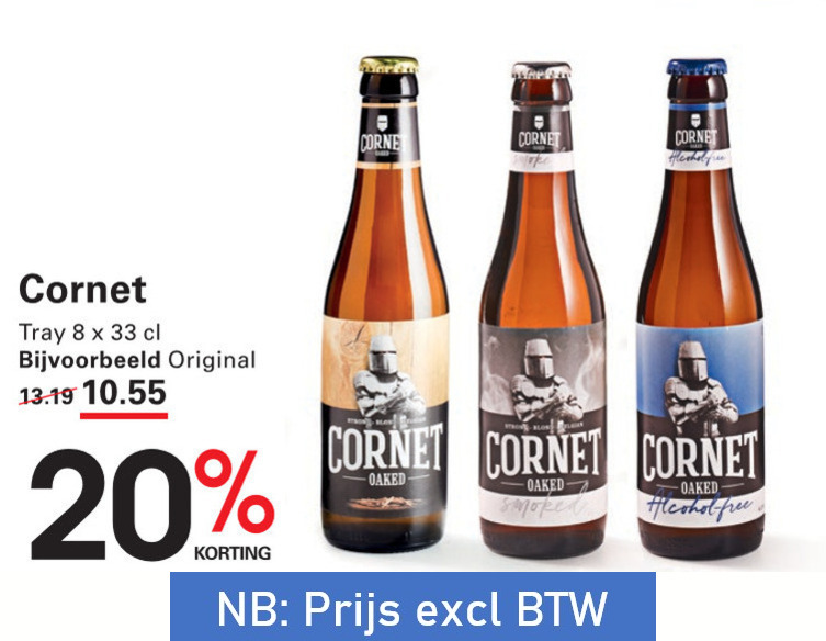 Cornet   speciaalbier folder aanbieding bij  Sligro - details