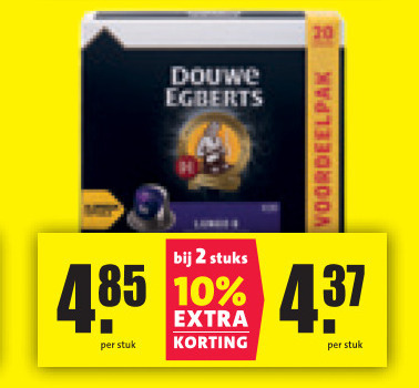 Douwe Egberts   koffiecups folder aanbieding bij  Nettorama - details