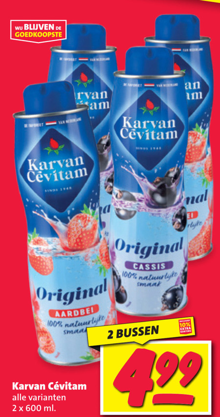 Karvan Cevitam   limonadesiroop folder aanbieding bij  Nettorama - details