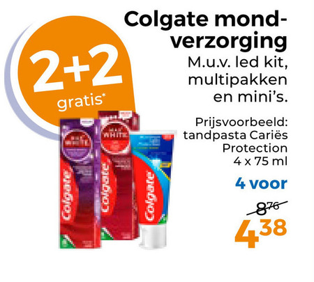 Colgate   tandpasta folder aanbieding bij  Trekpleister - details