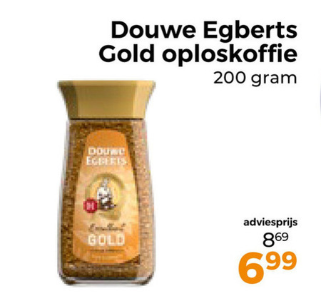 Douwe Egberts   oploskoffie folder aanbieding bij  Trekpleister - details