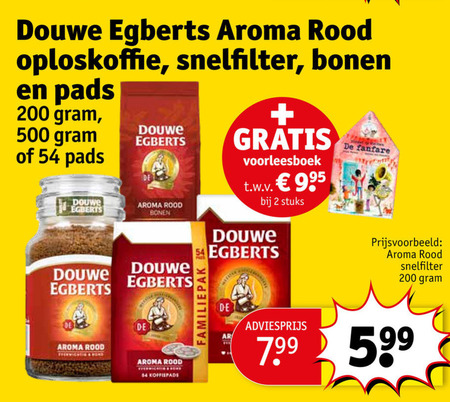 Douwe Egberts   koffie, koffiebonen folder aanbieding bij  Kruidvat - details