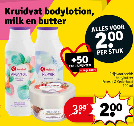 Kruidvat Huismerk   bodylotion folder aanbieding bij  Kruidvat - details