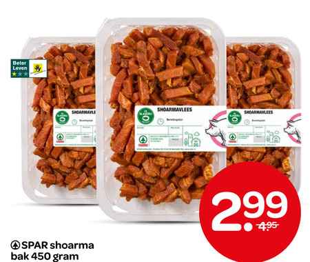 Spar Huismerk   shoarmavlees folder aanbieding bij  Spar - details