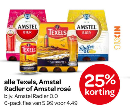 Amstel   speciaalbier, radler bier folder aanbieding bij  Spar - details