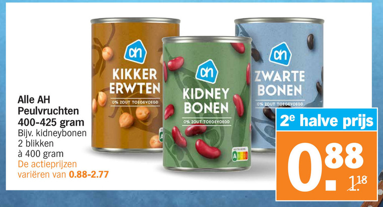 Albert Heijn Huismerk   bonen folder aanbieding bij  Albert Heijn - details