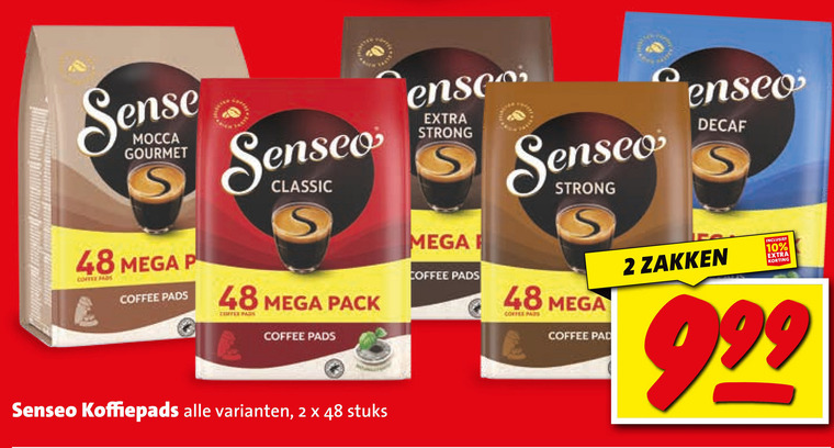 Douwe Egberts Senseo   koffiepad folder aanbieding bij  Boni - details