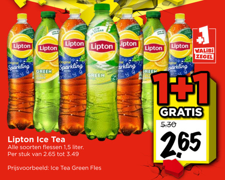 Lipton   ice tea folder aanbieding bij  Vomar - details