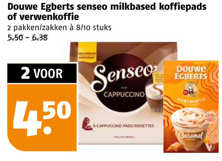 Douwe Egberts Senseo   oploskoffie, koffiepad folder aanbieding bij  Poiesz - details