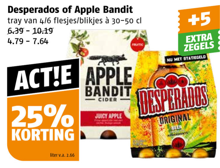 Desperados   appelcider, speciaalbier folder aanbieding bij  Poiesz - details