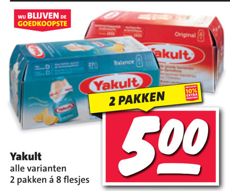 Yakult   drinkyoghurt folder aanbieding bij  Nettorama - details