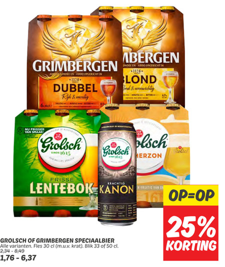 Grimbergen   speciaalbier folder aanbieding bij  Dekamarkt - details