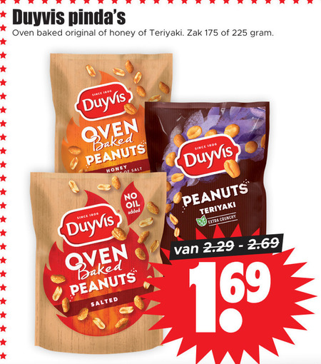 Duyvis   pindas folder aanbieding bij  Dirk - details