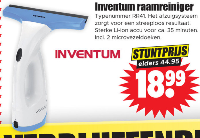 Inventum   ramenwasmachine folder aanbieding bij  Dirk - details