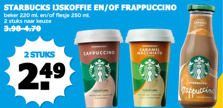 Starbucks   ijskoffie folder aanbieding bij  Boons Markt - details