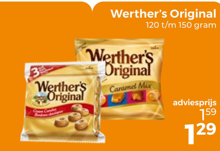 Werthers Original   snoep folder aanbieding bij  Trekpleister - details