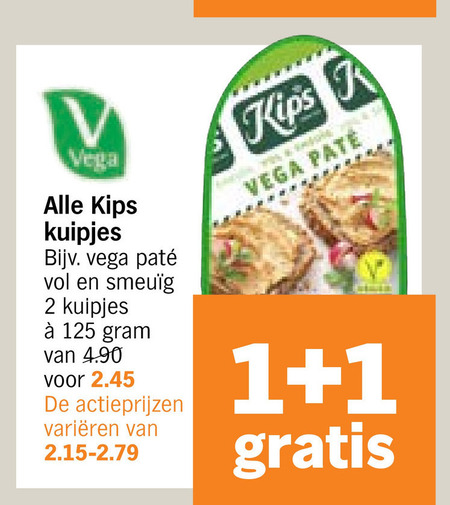 Kips   pate folder aanbieding bij  Albert Heijn - details