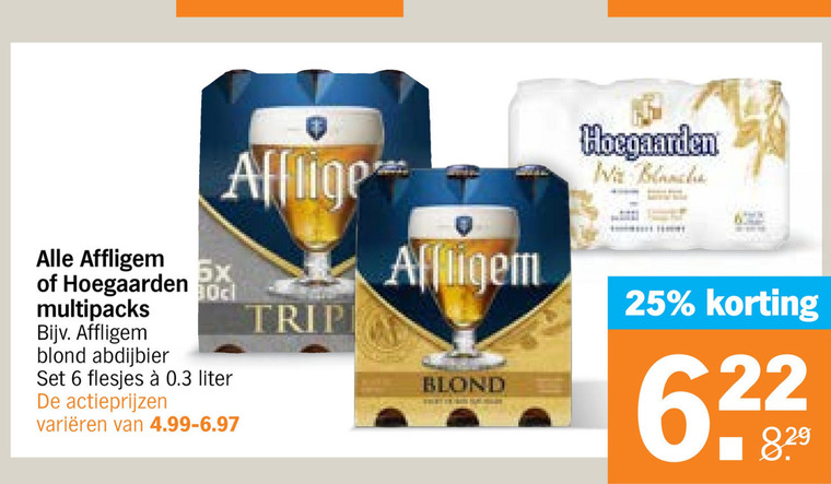 Hoegaarden   speciaalbier folder aanbieding bij  Albert Heijn - details