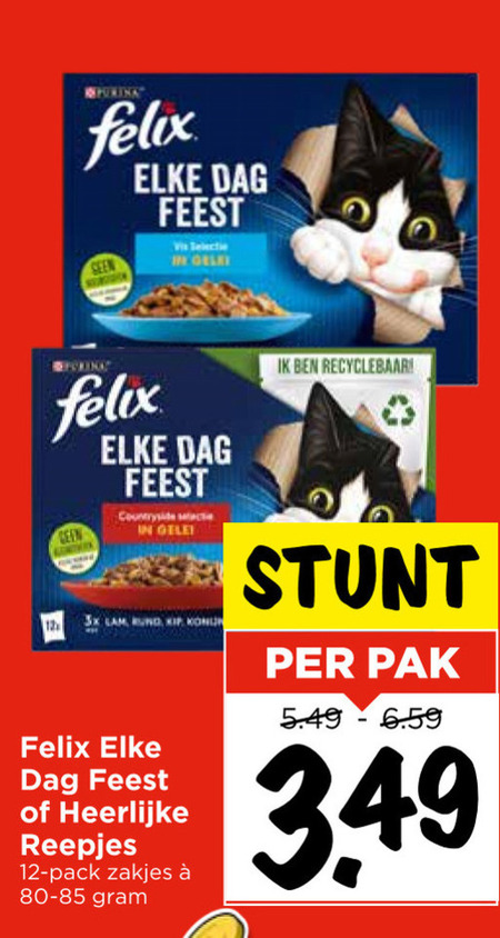 Felix   kattenvoer folder aanbieding bij  Vomar - details