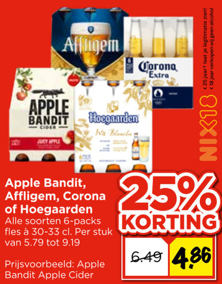 Hoegaarden   speciaalbier, appelcider folder aanbieding bij  Vomar - details