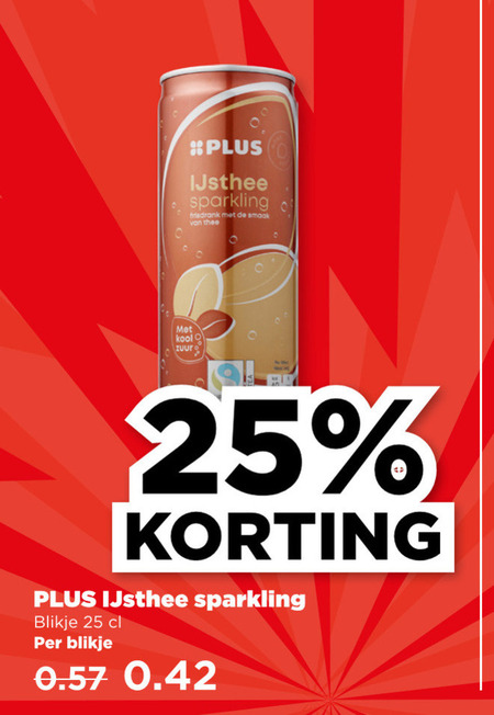 Plus Huismerk   ice tea folder aanbieding bij  Plus - details