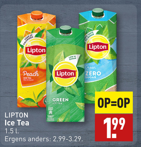 Lipton   ice tea folder aanbieding bij  Aldi - details