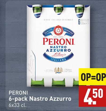 Peroni   speciaalbier folder aanbieding bij  Aldi - details