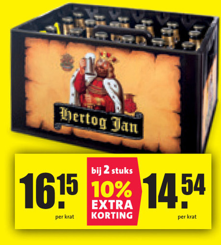 Hertog Jan   krat bier folder aanbieding bij  Nettorama - details