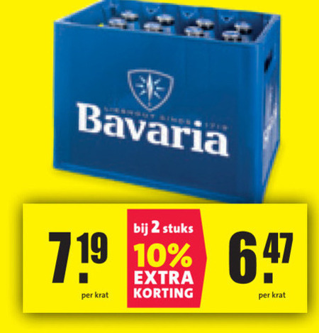 Bavaria   krat bier folder aanbieding bij  Nettorama - details