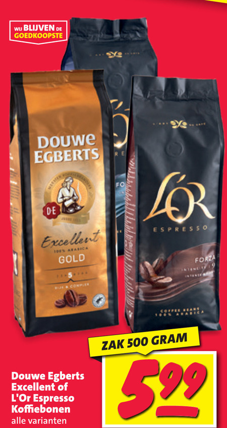 Douwe Egberts L Or   koffiebonen folder aanbieding bij  Nettorama - details