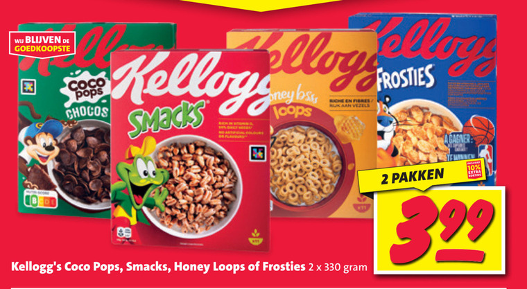 Kellogs   cereals folder aanbieding bij  Nettorama - details