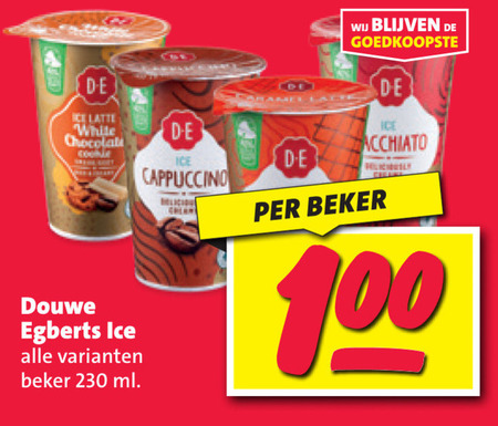 Douwe Egberts   ijskoffie folder aanbieding bij  Nettorama - details