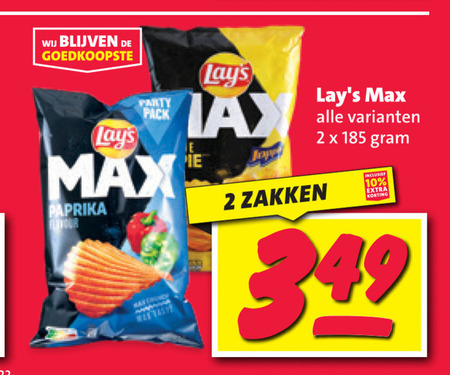 Lays   chips folder aanbieding bij  Nettorama - details