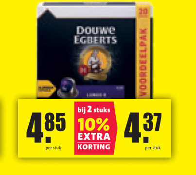 Douwe Egberts   koffiecups folder aanbieding bij  Nettorama - details