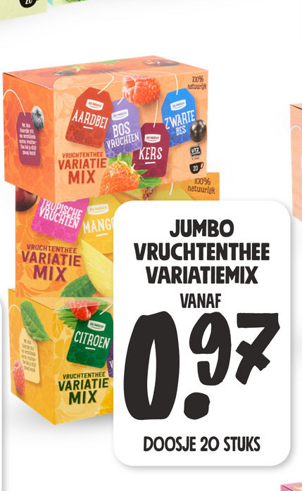 Jumbo Huismerk   thee folder aanbieding bij  Jumbo - details