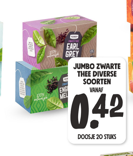 Jumbo Huismerk   thee folder aanbieding bij  Jumbo - details